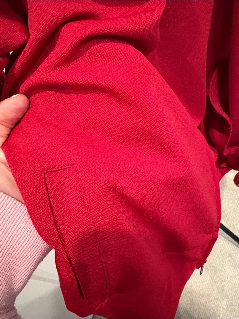 NCAA Arkansas Razorbacks Men's Red White Zip-Front Track Jacket - Large